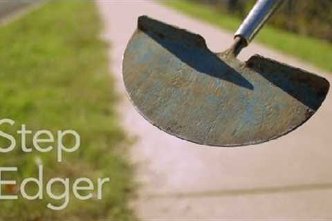 How to Use a Step Edger : Garden Tool Guides