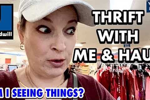 MY JAW DROPPED! GOODWILL THRIFTING/THRIFT WITH ME FOR HOME DECOR & THRIFT HAUL
