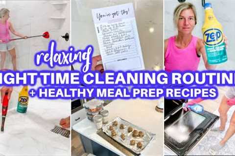 🌙 RELAXING NIGHT TIME CLEAN WITH ME | AFTER DARK SPEED CLEANING MOTIVATION|HOMEMAKER|JAMIE''S..