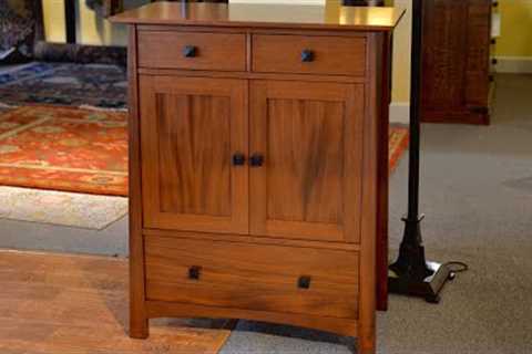 Mahogany Wine Cabinet, woodworking, furniture making, carpentry