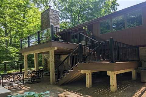 Makeover Monday: TimberTech Dark Roast Deck in Baltimore County