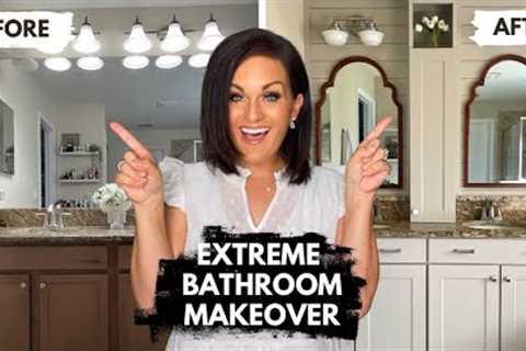 Extreme DIY BATHROOM MAKEOVER on a Budget!