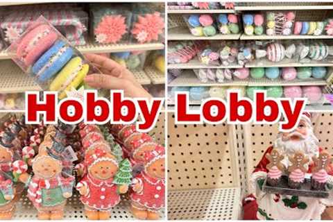NEW 2023 HOBBY LOBBY CHRISTMAS DECOR GINGERBREAD #hobbylobby