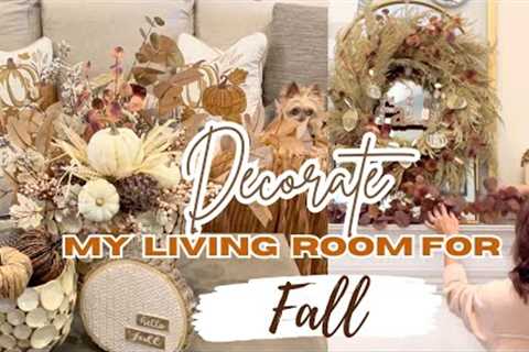 🍁NEW🍁 DECORATE WITH ME FOR FALL | Living/Family Room | Fall Decorating Ideas 2023