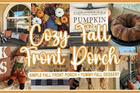 🍂 2023 COZY FALL HOME DECORATING IDEAS│COZY FALL FRONT PORCH  + FALL BAKING│HOME DECOR INSPIRATION