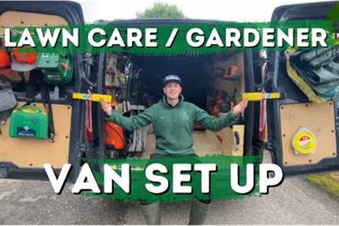 Lawn Care / Gardener Van Set up