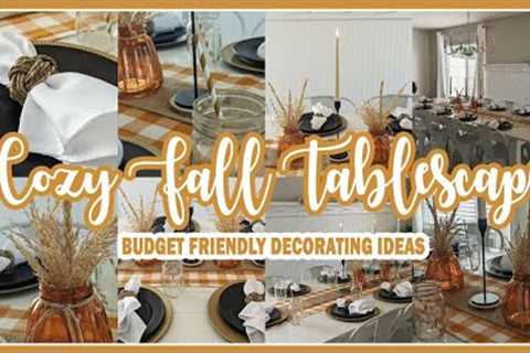 🍂 2023 COZY FALL FARMHOUSE DECORATE WITH ME│FALL DECORATING IDEAS│BUDGET FRIENDLY FALL TABLESCAPE