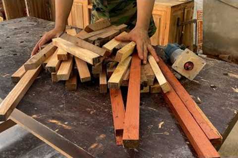 Bring Scrap Wood To Life // Amazing Garden Coffee Table Design By Carpenter