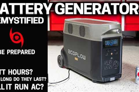 Disaster Readiness WITHOUT GAS - How to Choose the RIGHT Battery Generator - Beginner's Guide