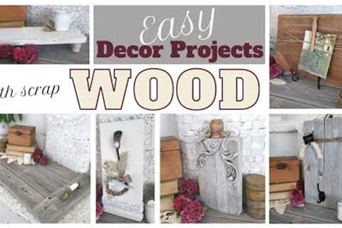 Wood Scrap Projects that Anyone Can Make! - PART 1 - Tray, Riser, Pumpkin & More!