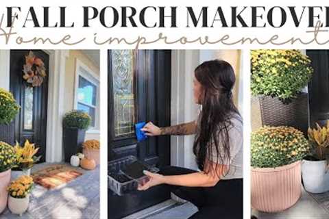 Fall porch makeover on a budget! Fall decorating ideas 2023