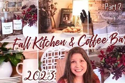 🍂NEW!! *OCTOBER* FALL🍂 KITCHEN COFFEE BAR & KITCHEN REFRESH 2023| 🍂FALL KITCHEN DECOR IDEAS