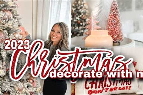 NEW 2023 CHRISTMAS DECORATE WITH ME // DECORATING FOR CHRISTMAS // COZY CHRISTMAS DECOR