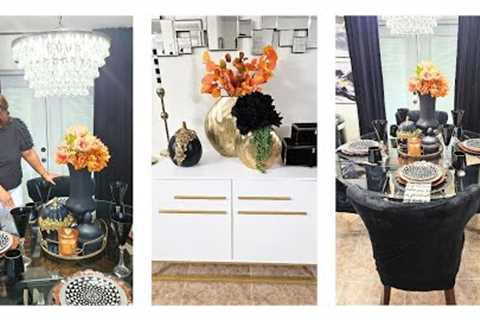 Fall Kitchen Nook Refresh & Fall Tablescape 2023