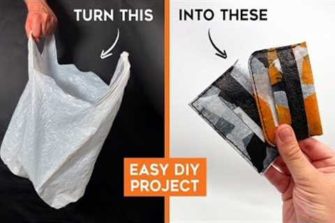 Beginners'' Guide to Plastic Bag Recycling - How to Make a Wallet