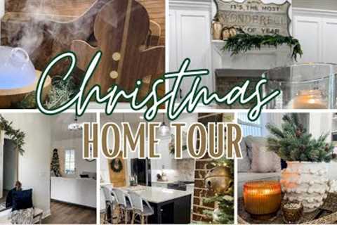 CHRISTMAS HOME TOUR 2023 | New Home Tour | Neutral Organic Christmas | Timeless Decor