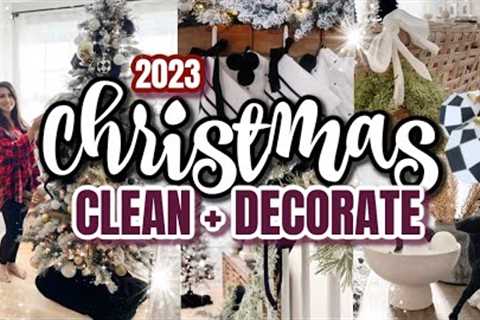 2023 CHRISTMAS CLEAN AND DECORATE WITH ME! CHRISTMAS DECOR IDEAS | LAUREN ROMANICK | CARAWAY