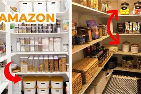 20 MUST-HAVE Amazon Pantry Organization Finds / Realistic Ideas for Affordable Home Storage