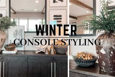 WINTER CONSOLE STYLING IDEAS || IDEAS FOR AFTER THE HOLIDAYS || 2023