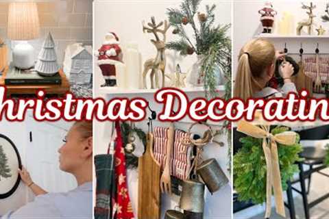 NEW *CHRISTMAS DECORATE WITH ME * 2023 🎅🏼🎄🎁 | Kitchen Christmas Decor w/ DIY Christmas..