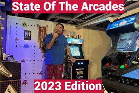 State Of All My Arcades In My Gaming House 2023 Edition - Recroommasters, Arcade1up, Custom, + More!