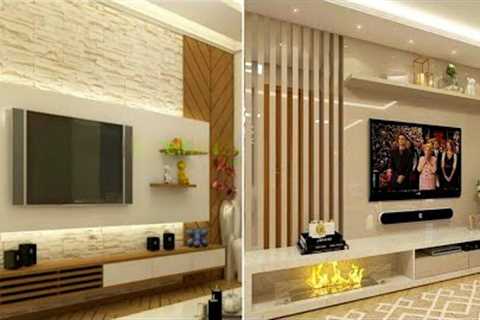 New 100 Modern TV Modern Living Room TV Unit Design TV Cabinet Design Home Interior esign Ideas 2024