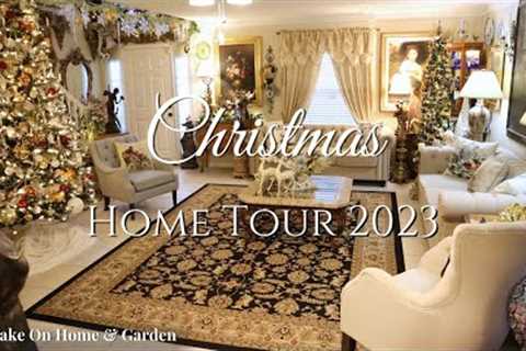 EXTREME CHRISTMAS HOME TOUR 2023🌟European Theme Trees🎄ENGLISH COUNTRY MANOR HOUSE STYLE