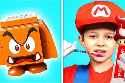 Best Super Mario Bathroom Gadgets! Awesome DIY Tools to Use by Gotcha! Hacks