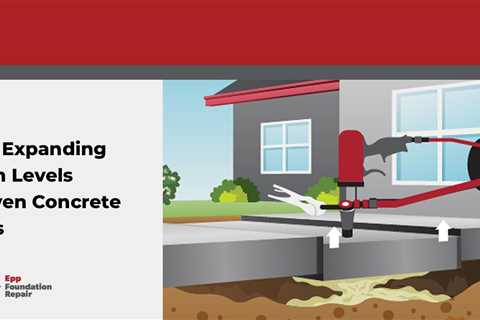 How Expanding Foam Levels Uneven Concrete Slabs