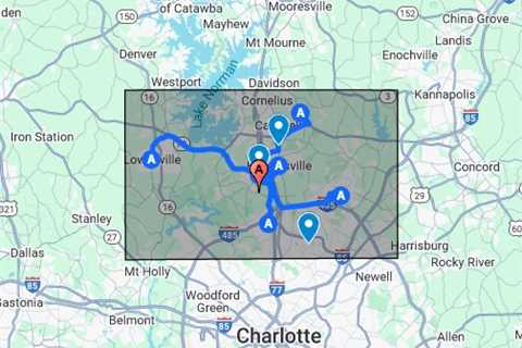 Residential fence installation Huntersville, NC – Google My Maps
