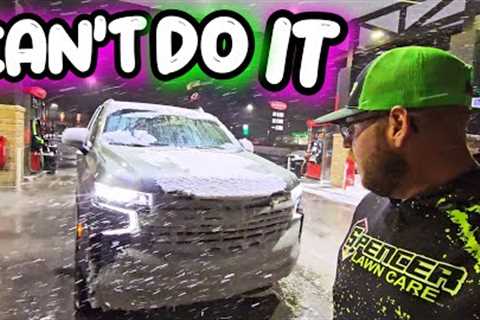DANGEROUS ICE STORM CAUGHT US | WE HAD TO STOP!