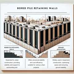 What Are Bored Pile Retaining Walls and How Do They Work?