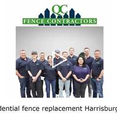Residential fence replacement Harrisburg, NC - QC Fence Contractors