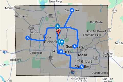 Ductless mini splits Phoenix, AZ - Google My Maps