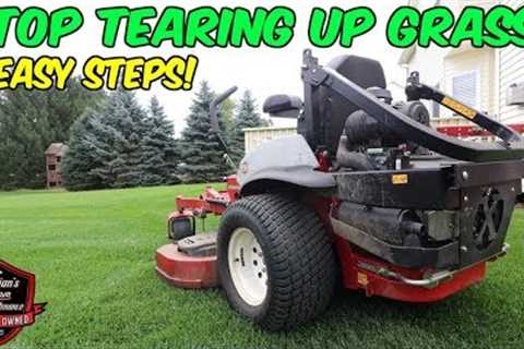 The Secret To RUT FREE TURNS On A Lawn Mower