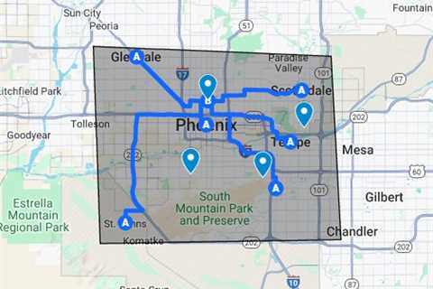 AC repair Phoenix, AZ - Google My Maps