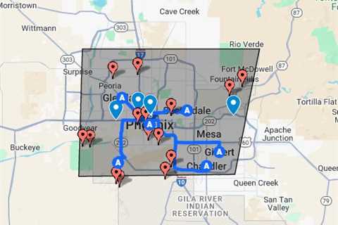 AC maintenance Phoenix, AZ - Google My Maps