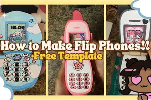⭐️How To Make A Cardboard Flip Phone ( The Basics) |#cardboardcraft | ⭐️