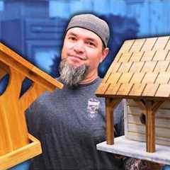 Woodworking Projects That Sell! DIY Martin House And Bird Feeder - Make Money Woodworking
