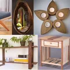 Wood furniture ideas and wooden decorative pieces ideas you can make as woodworking project