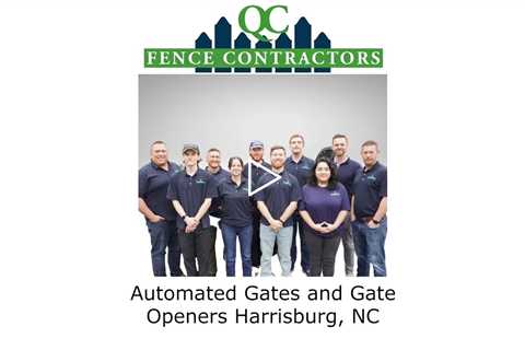 Automated Gates and Gate Openers Harrisburg, NC - QC Fence Contractors