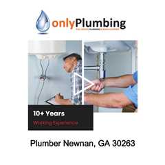 Plumber Newnan, GA 30263 - Only Plumbing Newnan - (770) 683-1550