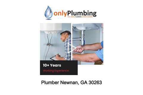 Plumber Newnan, GA 30263 - Only Plumbing Newnan - (770) 683-1550