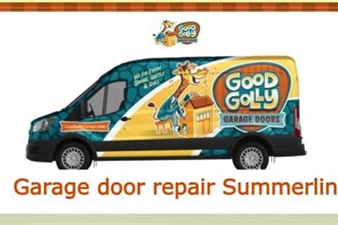 Garage door repair Summerlin