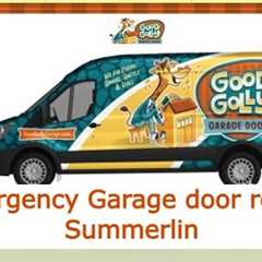 Emergency Garage door repair Summerlin - Good Golly Garage Doors