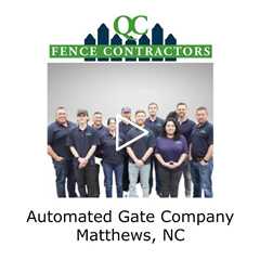 Automated gate company Matthews, NC - QC Fence Contractors