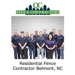 Residential Fence Contractor Belmont, NC - QC Fence Contractors Belmont NC