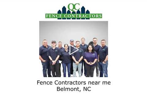 Fence Contractors near me Belmont, NC - QC Fence Contractors