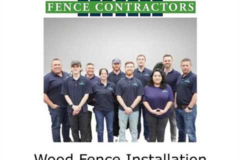 Wood fence installation Matthews, NC - QC Fence Contractors - Fence Contractor