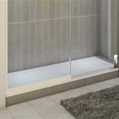 The Appeal Of Bypass Shower Doors With Natural Stone Building Materials In Northern VA